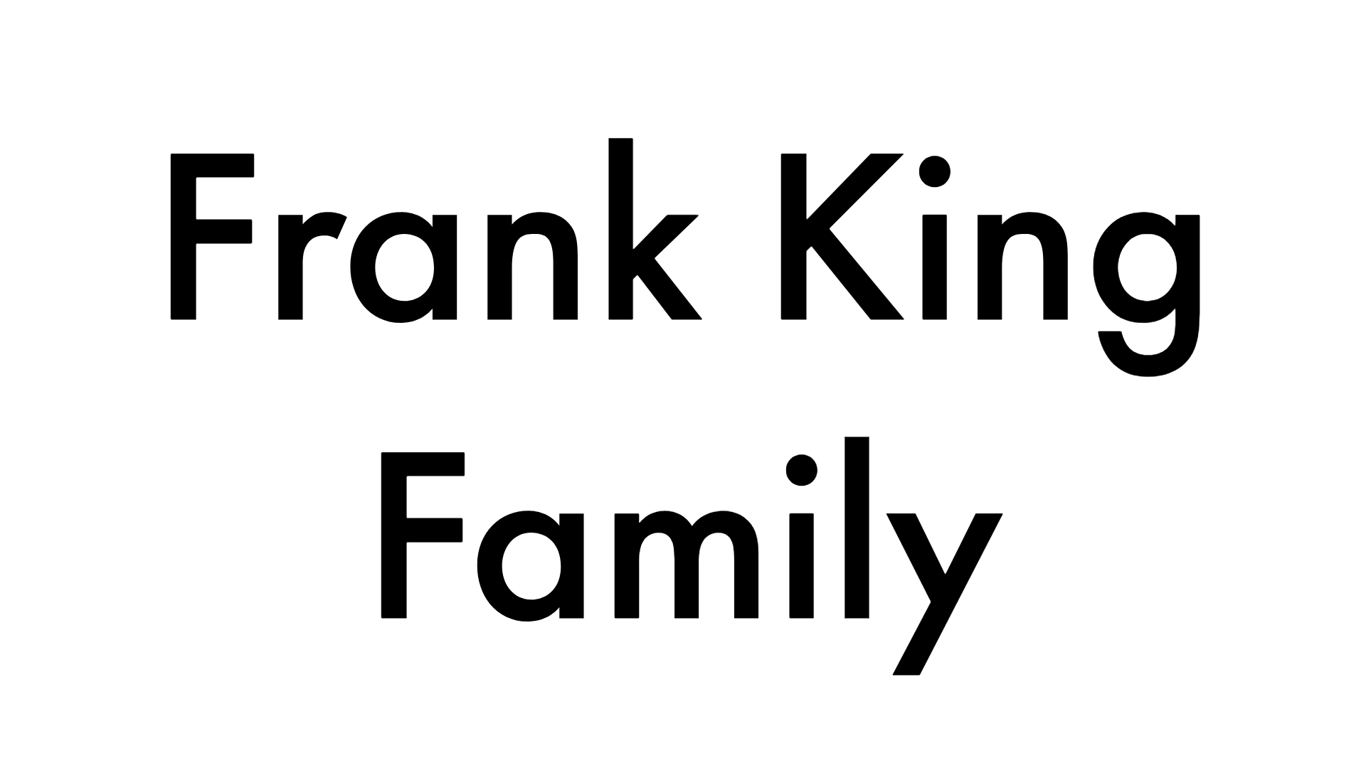 Frank King Family logo