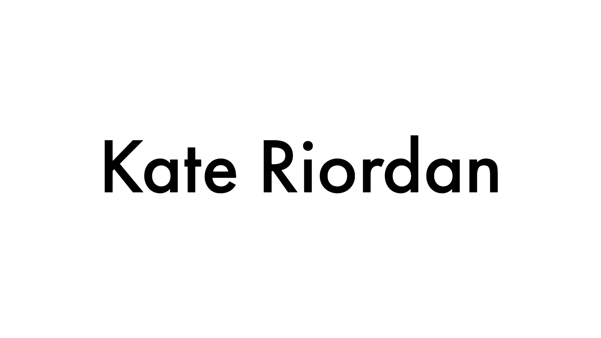Kate Riordan